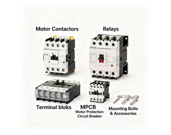 Contactors, Relays, MPCB and accessories