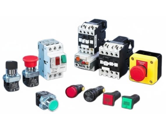 Push Buttons, Selector Switches, Indicators, Timers, Limit Switches